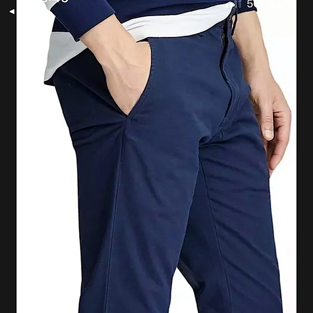 NWT Mens Polo Ralph Lauren Aviator/Navy Slim Fit Dress Pants 42x30 $85 - Picture 1 of 7